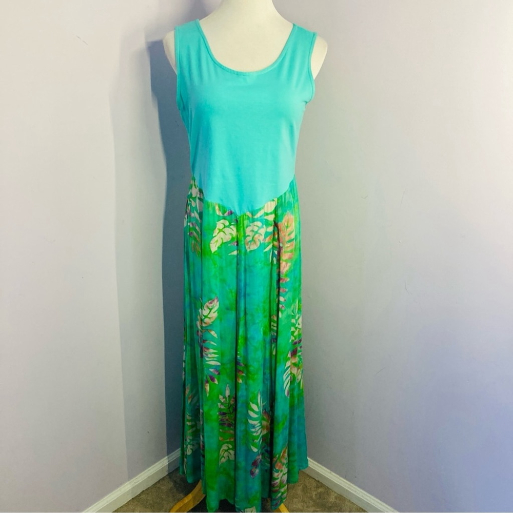 Soft Surroundings Tropical Dress, EUC, Size MPetite